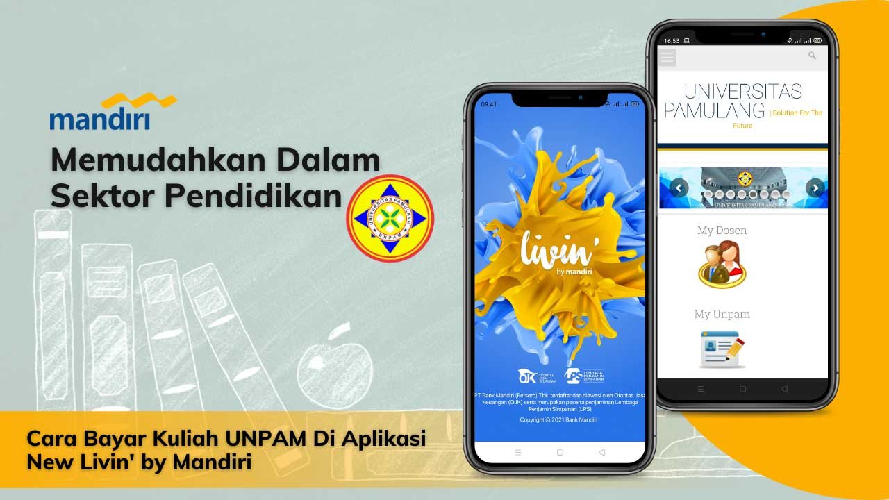 Cara Bayar Kuliah UNPAM Di Aplikasi New Livin' by Mandiri Warna Kuning Cara Bayar Kuliah UNPAM Di Aplikasi New Livin' by Mandiri Warna Kuning