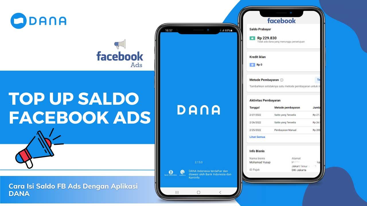Cara Isi Saldo FB Ads Dengan Aplikasi DANA Cara Isi Saldo FB Ads Dengan Aplikasi DANA