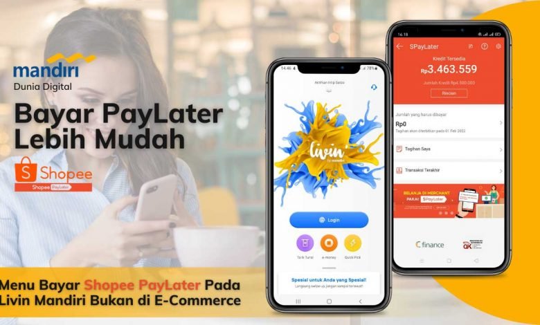 Menu Bayar Shopee PayLater Pada Livin Mandiri Bukan di E-Commerce
