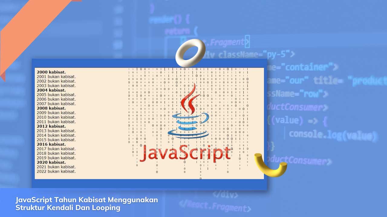 JavaScript Tahun Kabisat Menggunakan Struktur Kendali Dan Looping JavaScript Tahun Kabisat Menggunakan Struktur Kendali Dan Looping